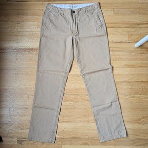 JackThreads Khaki Chino Pants 33/32